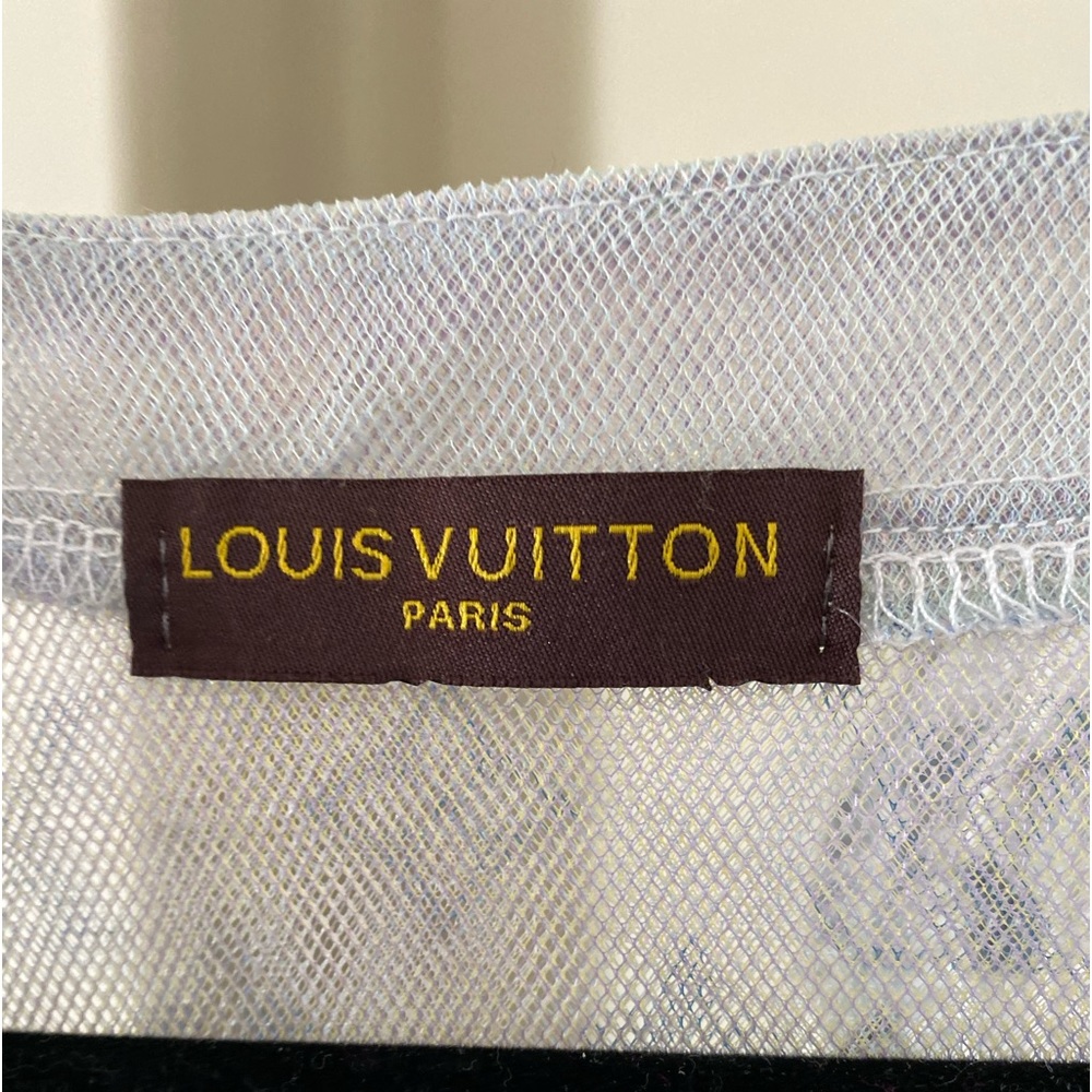 Louis Vuitton Monogram Logo layered Mesh Shirt never worn.  Like new condition